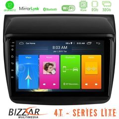 Bizzar 4T Series Mitsubishi L200 4Core Android12 2+32GB Navigation Multimedia Tablet 9"