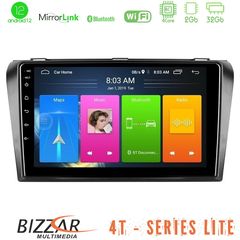 Bizzar 4T Series Mazda 3 2004-2009 4Core Android12 2+32GB Navigation Multimedia Tablet 9"