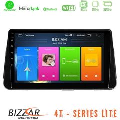 Bizzar 4T Series Nissan Micra K14 4Core Android12 2+32GB Navigation Multimedia Tablet 10"
