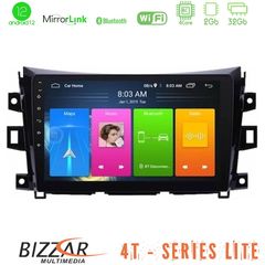 Bizzar 4T Series Nissan Navara NP300 4Core Android12 2+32GB Navigation Multimedia Tablet 9"