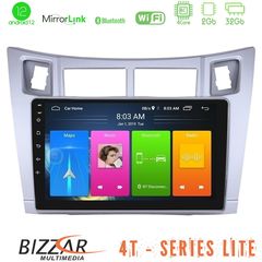 Bizzar 4T Series Toyota Yaris 4Core Android12 2+32GB Navigation Multimedia Tablet 9" (Ασημί Χρώμα)