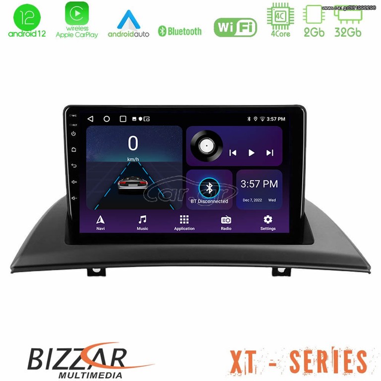 Bizzar XT Series BMW X3 E83 4Core Android12 2+32GB Navigation Multimedia Tablet 9"