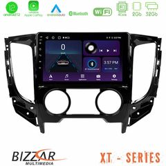 Bizzar XT Series Mitsubishi L200 2016-> & Fiat Fullback (Manual A/C) 4Core Android12 2+32GB Navigation Multimedia Tablet 9"