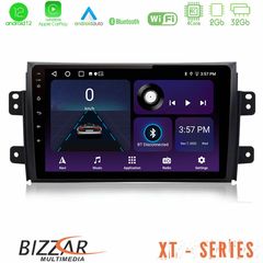 Bizzar XT Series Suzuki SX4 2006-2014 Fiat Sedici 2006-2014 4Core Android12 2+32GB Navigation Multimedia Tablet 9"