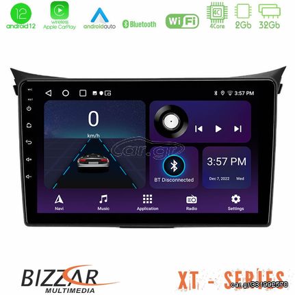 Bizzar XT Series Hyundai i30 2012-2017 4Core Android12 2+32GB Navigation Multimedia Tablet 9"