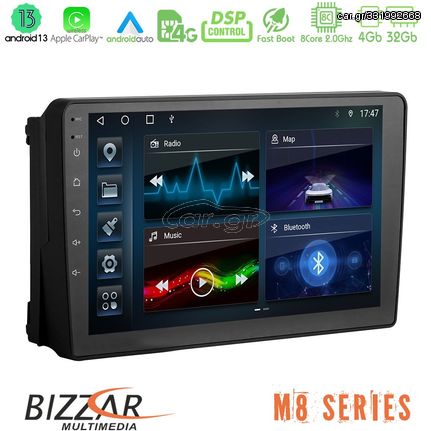 Bizzar M8 Series Ford 2007-> 8core Android13 4+32GB Navigation Multimedia Tablet 9"