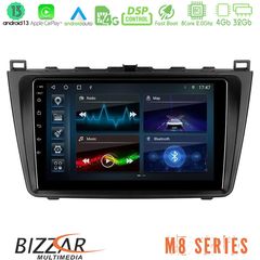 Bizzar M8 Series Mazda 6 2008-2012 8core Android13 4+32GB Navigation Multimedia Tablet 9"