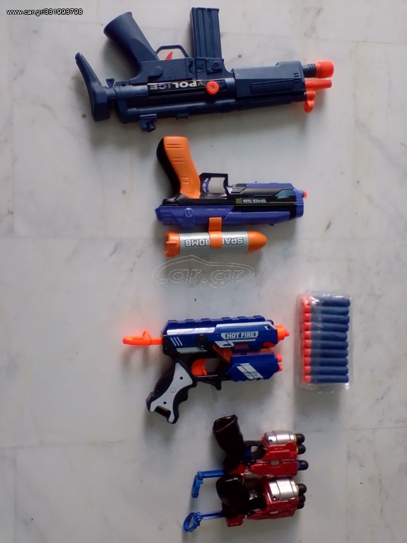 Διάφοροι Εκτοξευτές NERF 