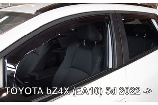 TOYOTA BZ4X (EA10) 5D 2022+ - ΑΝΕΜΟΘΡΑΥΣΤΕΣ ΣΕΤ ΑΥΤΟΚΙΝΗΤΟΥ ΑΠΟ ΕΥΚΑΜΠΤΟ ΦΙΜΕ ΠΛΑΣΤΙΚΟ HEKO - 4 ΤΕΜ.