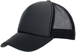 Blind 00839 Καπέλο με δίχτυ τύπου trucker 100% πολυέστερ με σφουγγάρι στο γείσο και στο μέτωπο GREY / BLACK