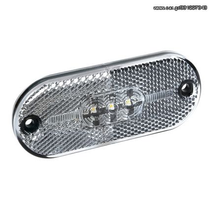 ΦΩΣ ΟΓΚΟΥ ΦΟΡΤΗΓΟΥ 24V 5LED 108x44mm ΛΕΥΚΟ ΑΔΙΑΒΡΟΧΟ LAMPA -1ΤΕΜ.