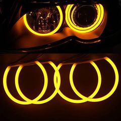 Δαχτυλίδια angel eyes για BMW E36 / E38 / E39 led - lightbar design [COTTON] κίτρινο χρώμα 