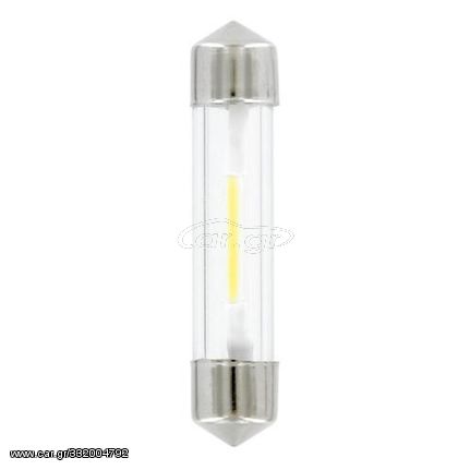 ΛΑΜΠΑΚΙ ΠΛΑΦΟΝΙΕΡΑΣ 12V 8x41mm 20lm ΛΕΥΚΟ MEGA-LED9 COB (ΔΙΠΛΗΣ ΠΟΛΙΚΟΤΗΤΑΣ- CAN-BUS) BLISTER 1ΤΕΜ.