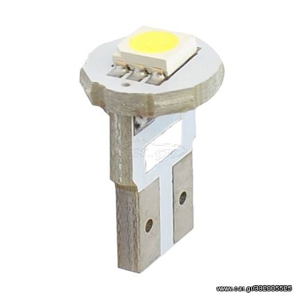 W5W 12V T10 W2,1x9,5d LED 1xSMD5050 ΛΕΥΚΟ (ΚΑΡΦΩΤΟ ΑΚΑΛΥΚΟ) BLISTER 2ΤΕΜ.