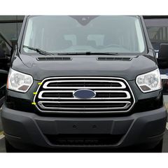 FORD TRANSIT 2014+ ΔΙΑΚΟΣΜΗΤΙΚΕΣ ΓΡΥΛΛΙΕΣ ΜΑΣΚΑΣ ΕΜΠΡΟΣ ΧΡΩΜΙΟΥ 3ΤΕΜ.