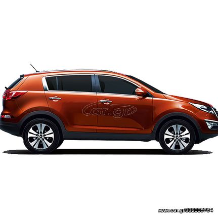 KIA SPORTAGE 5D 2010-2016 ΔΙΑΚΟΣΜΗΤΙΚΟ TRIM ΠΑΡΑΘΥΡΩΝ ΧΡΩΜΙΟ 8ΤΕΜ.