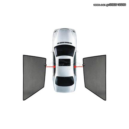 TOYOTA YARIS 3D 05-11 ΚΟΥΡΤΙΝΑΚΙΑ ΜΑΡΚΕ CAR SHADES - 2 ΤΕΜ.