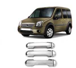 FORD TRANSIT CONNECT 2002-2014 ΧΕΡΟΥΛΙΑ ΠΟΡΤΑΣ ΧΡΩΜΙΟ ΜΕΤΑΛΛΙΚΟ 3ΤΕΜ.