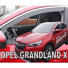 OPEL GRANDLAND X 5D 2017+ ΖΕΥΓΑΡΙ ΑΝΕΜΟΘΡΑΥΣΤΕΣ ΑΠΟ ΕΥΚΑΜΠΤΟ ΦΙΜΕ ΠΛΑΣΤΙΚΟ HEKO - 2 ΤΕΜ.