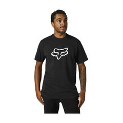 T-SHIRT LEGACY FOX HEAD SS TEE BLACK/WHITE 28990-018 | FOX