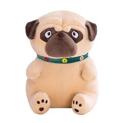 VIP Baby Dolls Stuffed PUG , Λούτρινος Σκύλος Pug Μπέζ 30cm