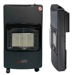 Thermogatz TG-FLD Κεραμική Σόμπα Υγραερίου 4200W Μαύρη 42x33x73cm