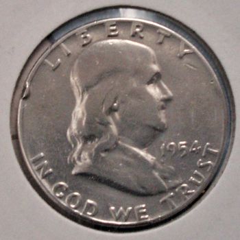 1954 Η.Π.Α ½ Δολάριο, Μισό δολλάριο Φράνκλιν.##2