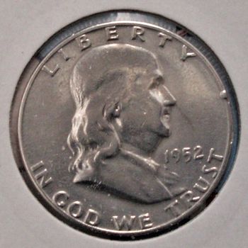 1952 Η.Π.Α ½ Δολάριο, Μισό δολλάριο Φράνκλιν.##1