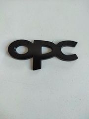 ΣΗΜΑ ΜΕΤΑΛΛΙΚΟ ΑΥΤΟΚΟΛΛΗΤΟ ΜΑΥΡΟ ΜΑΤ OPEL OPC