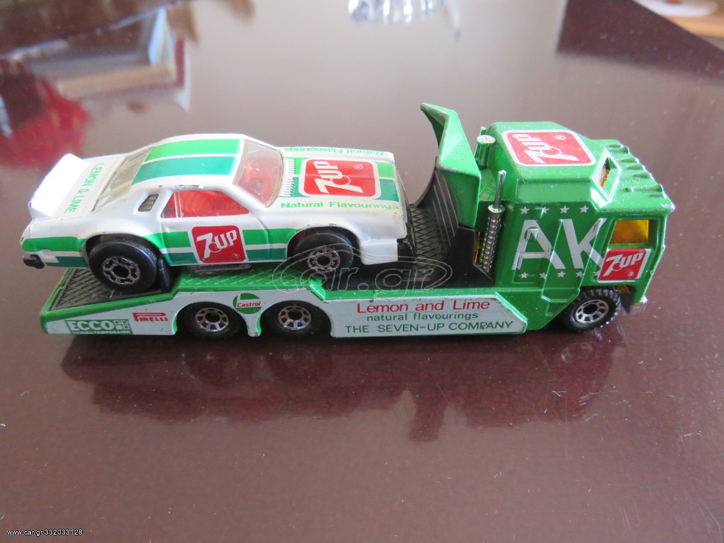 Matchbox 7up νταλικα και αυτοκινητακι