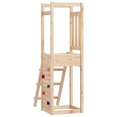 vidaXL Παιδική Χαρά Εξωτερικού Χώρου 53x46,5x169 εκ. Μασίφ Ξύλο Πεύκου