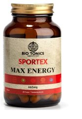 Bio Tonics Sportex Max Energy 665mg 60 Vegan Caps Συμπλήρωμα Διατροφής για Ενέργεια