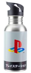 Paladone Playstation Heritage Metal Water Bottle (with Straw) (PP8977PS)