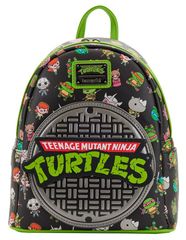 Loungefly Nickelodeon: Teenage Mutant Ninja Turtles Sewer Cap AOP Mini Backpack (TMNTBK0001)