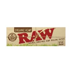 ΤΣΙΓΑΡΟΧΑΡΤΟ RAW ORGANIC HEMP 1, 1/4 50 ΦΥΛΛΩΝ