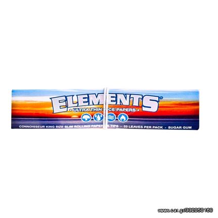 ΤΣΙΓΑΡΟΧΑΡΤΟ ELEMENTS KING SIZE 33 ΦΥΛΛΩΝ + ΤΖΙΒΑΝΕΣ