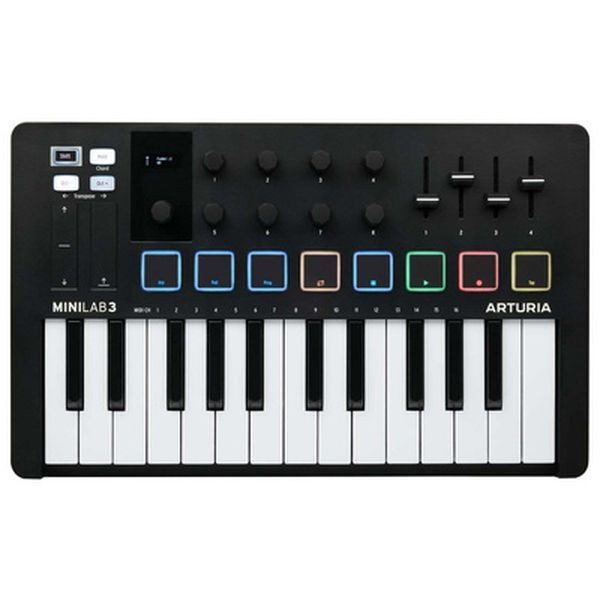 ARTURIA MiniLab 3 Black MIDI controller - Arturia
