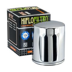HIFLOFILTRO φίλτρο λαδιού HF171C χρώμιο για Harley Davidson FLHRCI 1450 EFI 99-06 / Harley Davidson FLHTCUI 1450 EFI 99-06 Κωδ.201617-τηλ.210.8000616