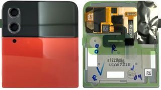 Samsung (GH97-27947H) Sub LCD – Red, Galaxy Z Flip4, SM-F721B
