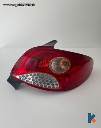 Peugeot 206 Plus '09-'13 Φανάρι πίσω δεξί ΚΩΝΣΤΑΝΤΟΠΟΥΛΟΣ