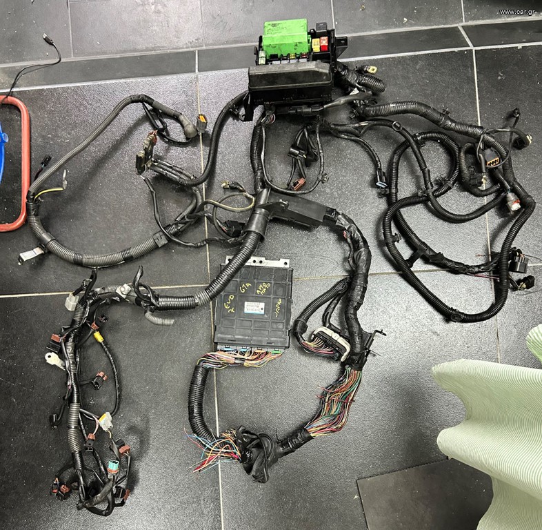 ΠΛΕΞΟΥΔΑ ΚΙΝΗΤΗΡΑ ΑΠΟ ΔΕΞΙΟΤΙΜΟΝΟ RHD MITSUBISHI EVO 4g63  7/8