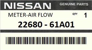 Μετρητής Αέρος Μάζας NISSAN ENGINE CA18ET #2268061A01