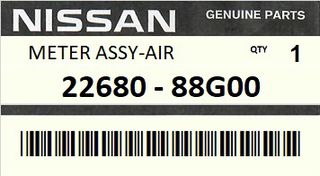 Μετρητής Αέρος Μάζας NISSAN ENGINE VG30 #2268088G00