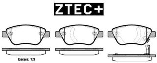 ZTEC+ Σετ τακάκια OPEL Corsa D Hatchback (S07)