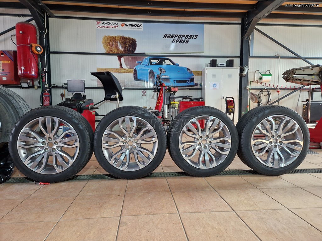 RANGE ROVER  VELAR ZANTOLASTICHA  9.5X21  5X120 +TPMS+PIRELLI PROSFORA 1500EURO!!!!!!