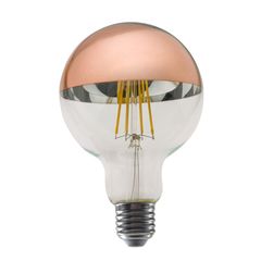 Λάμπα Led Filament Half Rose Gold 8W E27 G95 2700K Dimmable (PALA958WWDIMRG)