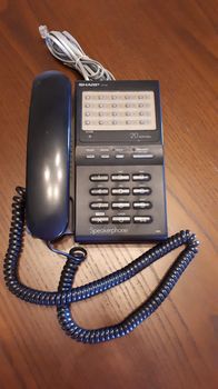 Vintage Τηλέφωνο Sharp & Τηλεφωνητής BT, δεκαετίας ‘90