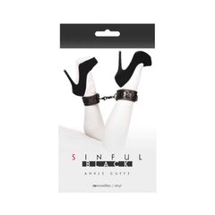 Sinful Ankle Cuffs Black δέσιμο αστραγάλων