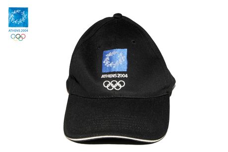 Καπέλο Αθήνα 2004 Ολυμπιακοί Αγώνες, μαύρο