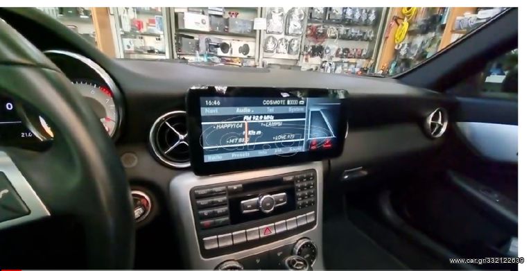 Mercedes Slk R172 οθονη Android με Car play, Android auto και Netflix